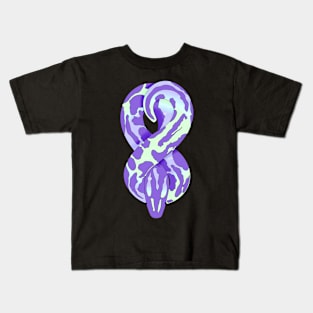 Iridescent Holographic Figure 8 Snake Kids T-Shirt